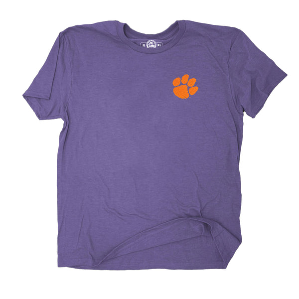 Clemson The Duck Company Nouveau Campus Tee - PURPLE