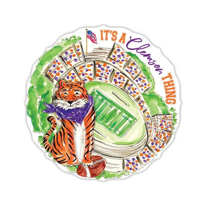 Clemson Thing Die-Cut Placemat Set
