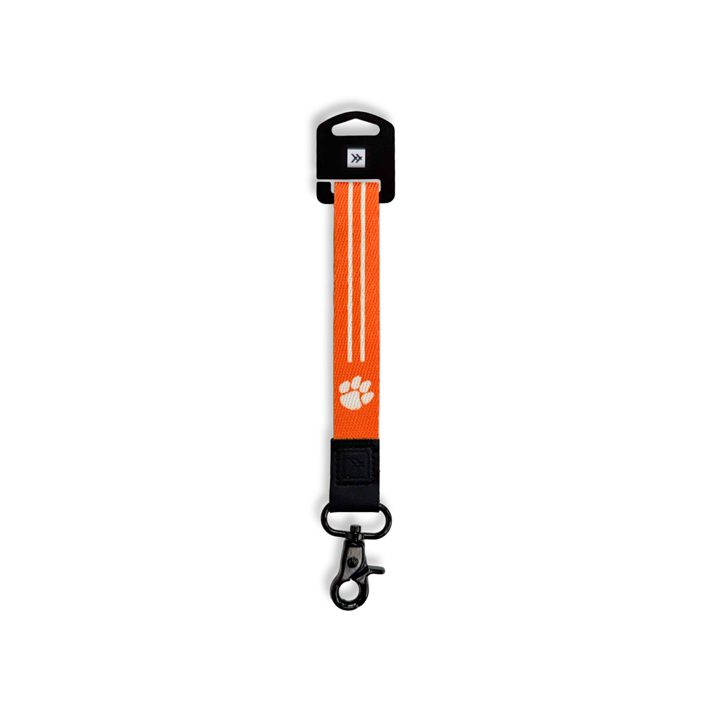 Clemson Thread Stripe Wrist Lanyard - ORANGE