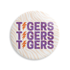 Clemson Three Bolt Tiger Button