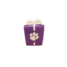Clemson Tiger Paw 3D Christmas Present Ornament