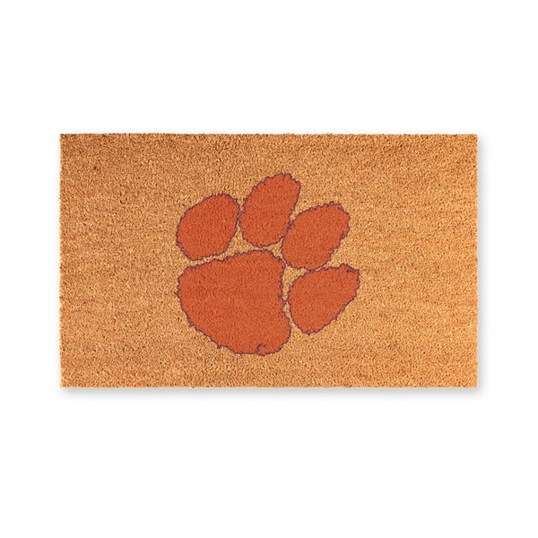 Clemson Tiger Paw Coir Mat