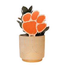 Clemson Tiger Paw Plant Stake