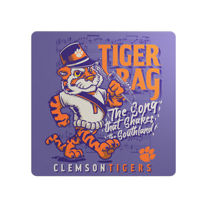 Clemson Tiger Rag Sticker