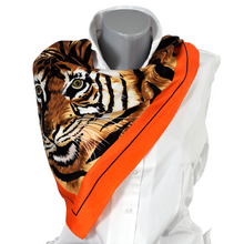 Clemson Tiger Silk Scarf - ORANGE
