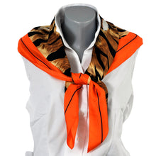 Clemson Tiger Silk Scarf - ORANGE