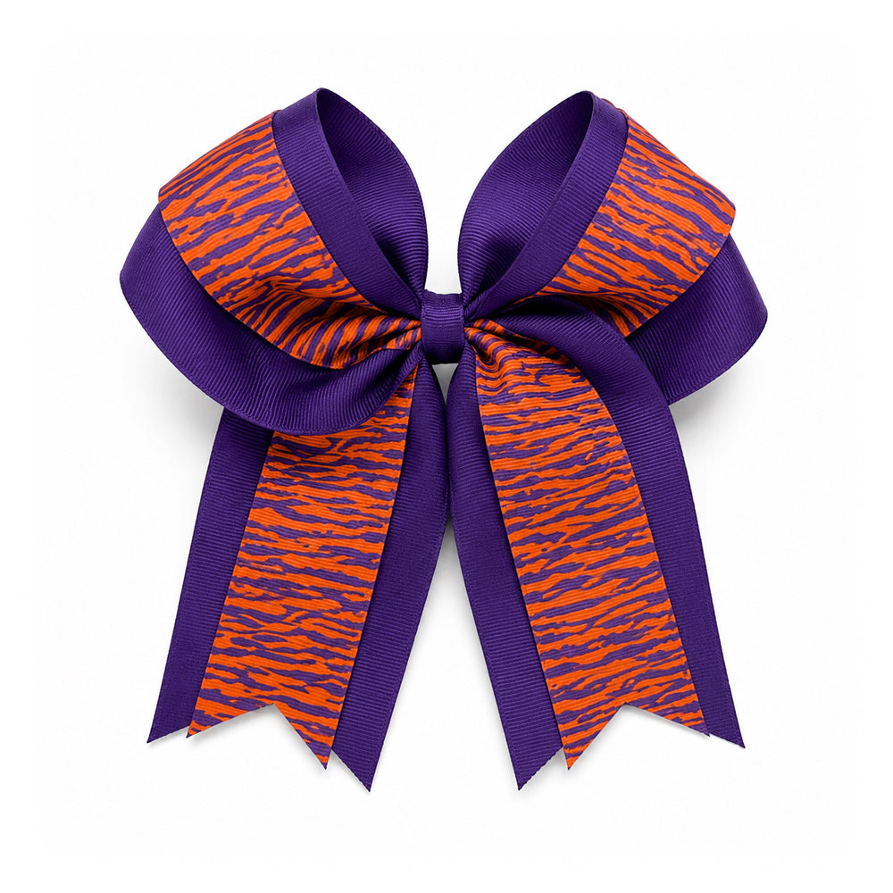Clemson Tiger Stripe Bow