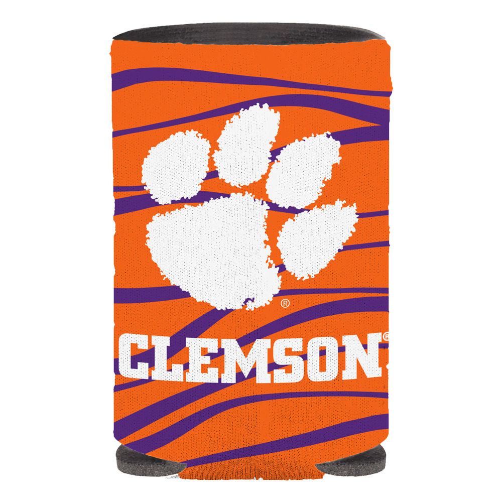 Clemson Tiger Stripe Can Koozie