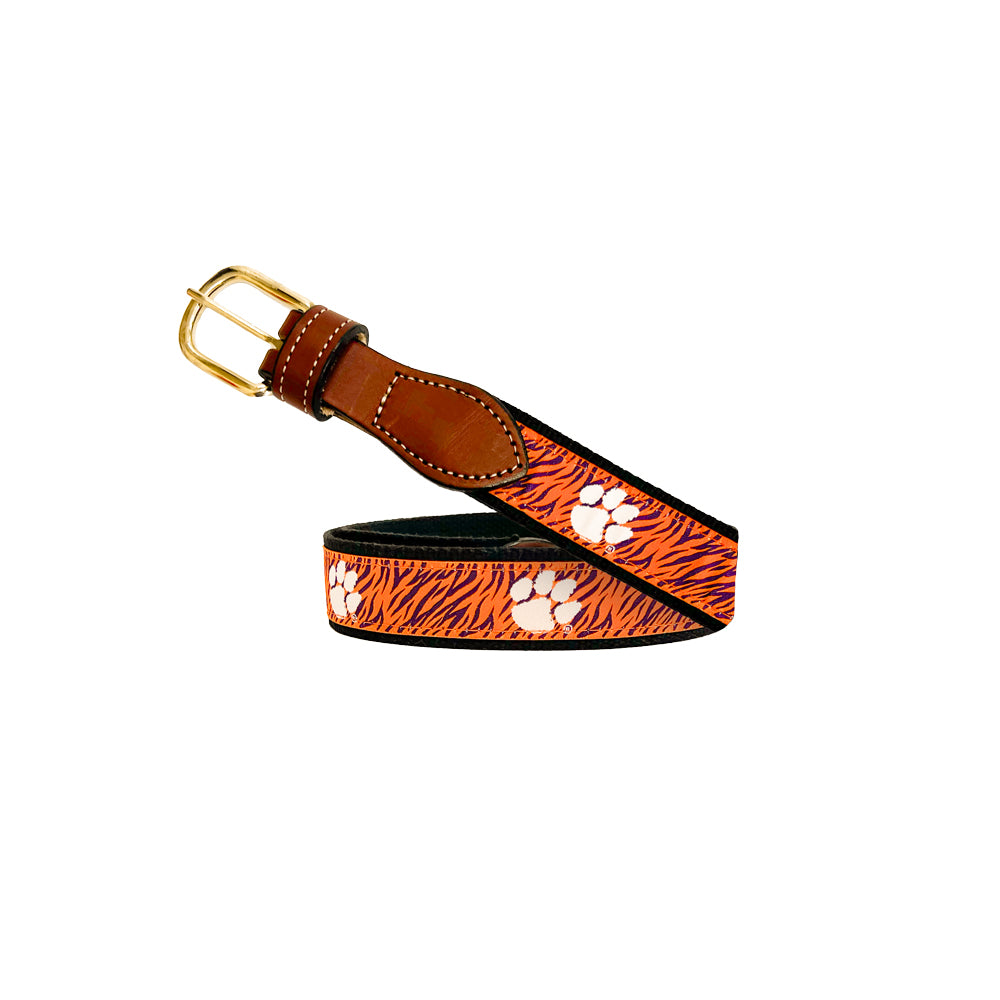 Clemson Tiger Stripe Woven Belt