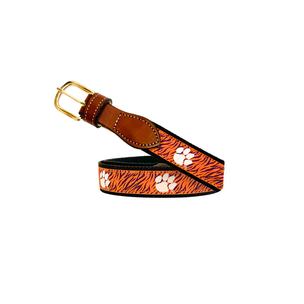 Clemson Tiger Stripe Woven Belt