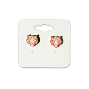 Clemson Tiger Stud Earrings