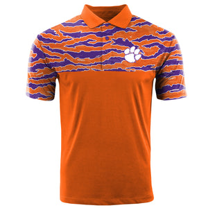 Clemson Tigerflauge Performance Polo - ORANGE