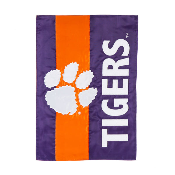 Clemson Tigers Embellished Garden Flag