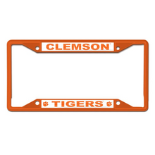 Clemson Tigers License Plate Frame  - ORANGE