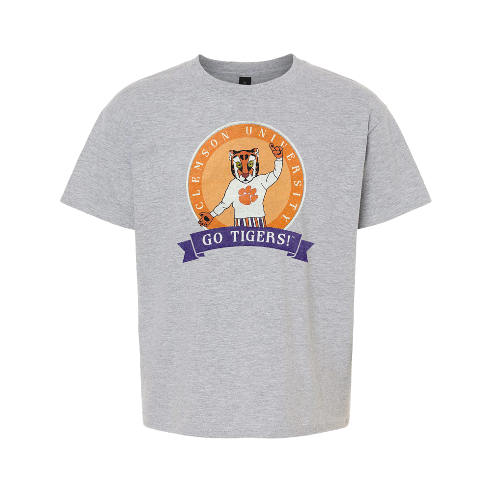 Clemson Toddler Go Tigers Circle Tee