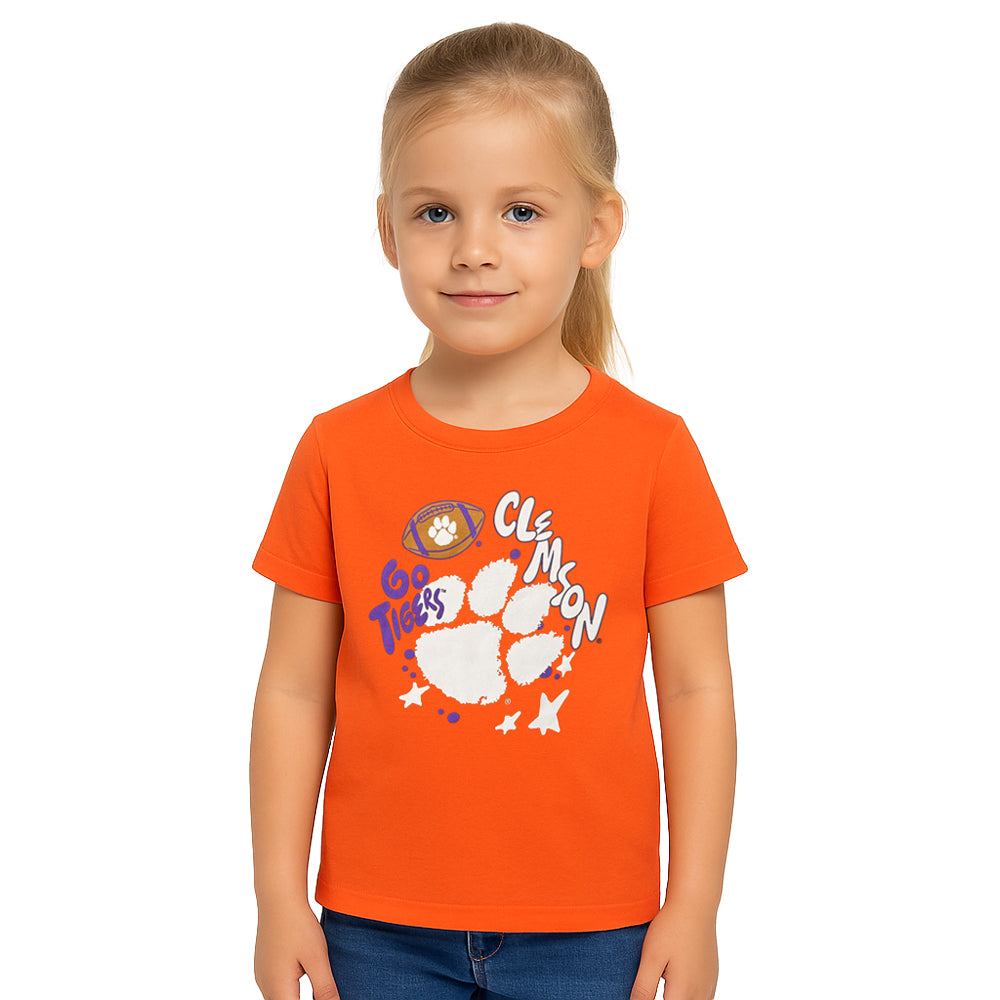 Clemson Toddler Go Tigers Tee