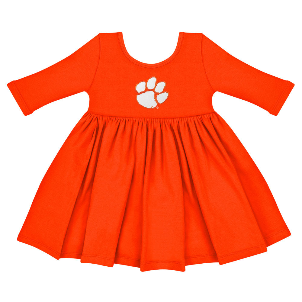 Clemson Toddler Spin Dress 