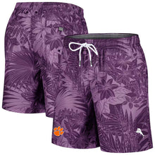 Clemson Tommy Bahama Naples Santiago Palms Shorts 