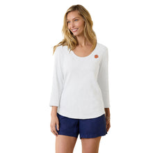 Clemson Tommy Bahama Women's Ashby Isles 3/4 Scoop Tee
