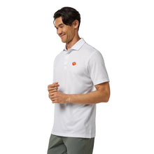 Clemson TravisMathew Final Drive Geo Polo - WHITE