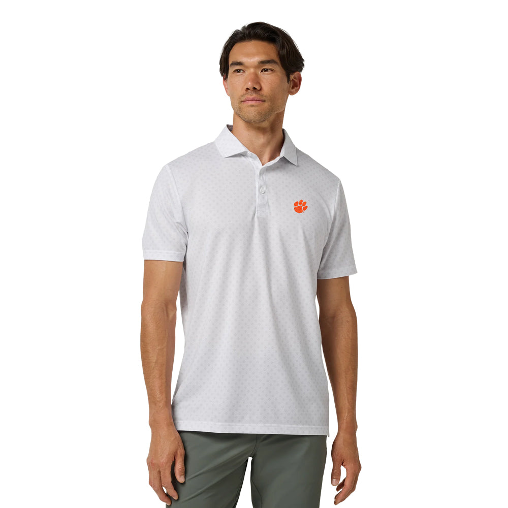 Clemson TravisMathew Final Drive Geo Polo