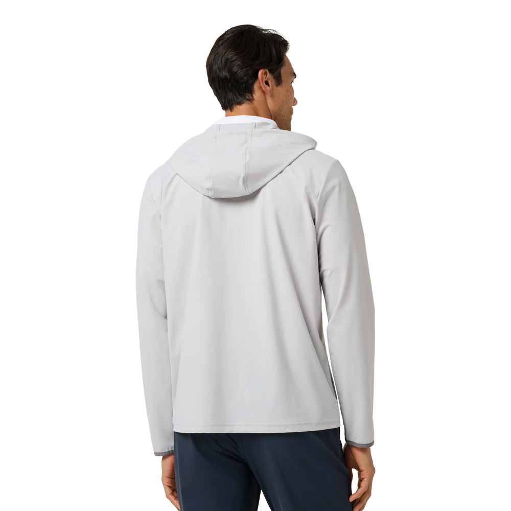 Clemson TravisMathew Hero Hour Tech Hoodie - LT GREY