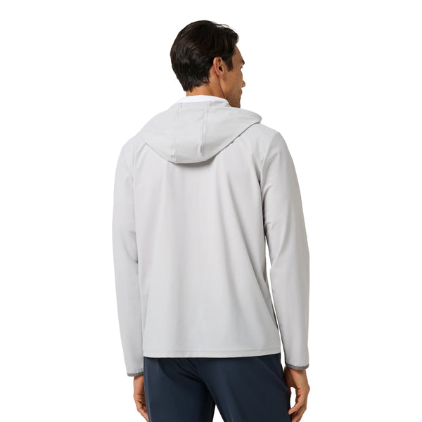 Clemson TravisMathew Hero Hour Tech Hoodie - LT GREY