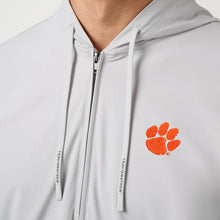 Clemson TravisMathew Hero Hour Tech Hoodie - LT GREY