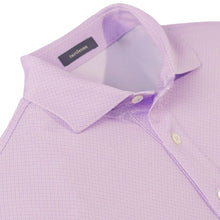 Clemson Turtleson Clarence Mini Diamond Polo - LT PURPLE