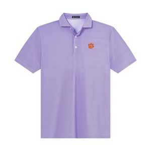 Clemson Turtleson Grady Polo - PURPLE