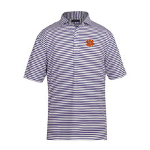 Clemson Turtleson Gus Stripe Polo