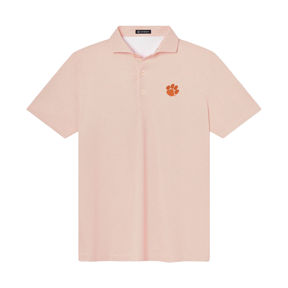 Clemson Turtleson Ozzie Polo - ORANGE