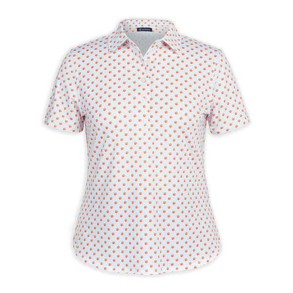 Clemson Turtleson Women’s Legacy Paw Polo