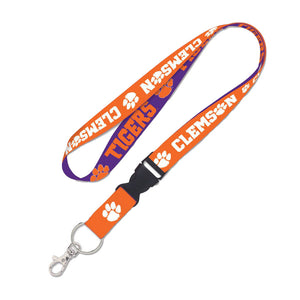 Clemson Two-Color Lanyard 