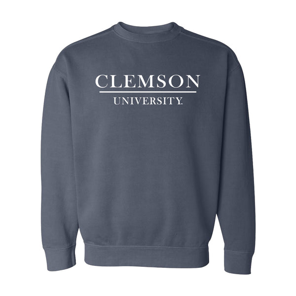 Clemson University Comfort Colors Crewneck - DENIM