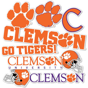 Clemson University Sticker Sheet