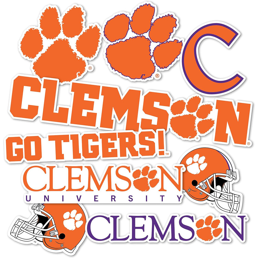 Clemson University Sticker Sheet