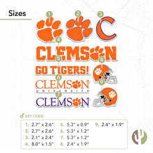 Clemson University Sticker Sheet