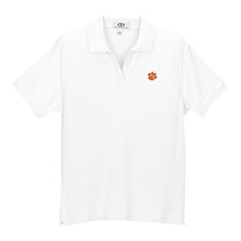 Clemson Vantage Women’s Baby Pique Polo - WHITE