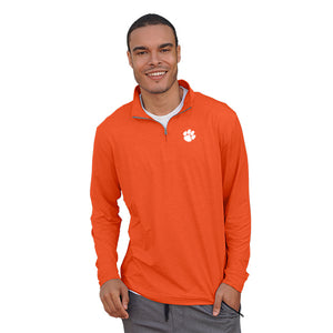 Clemson Vantage Zen Sport Quarter-Zip Pullover - ORANGE