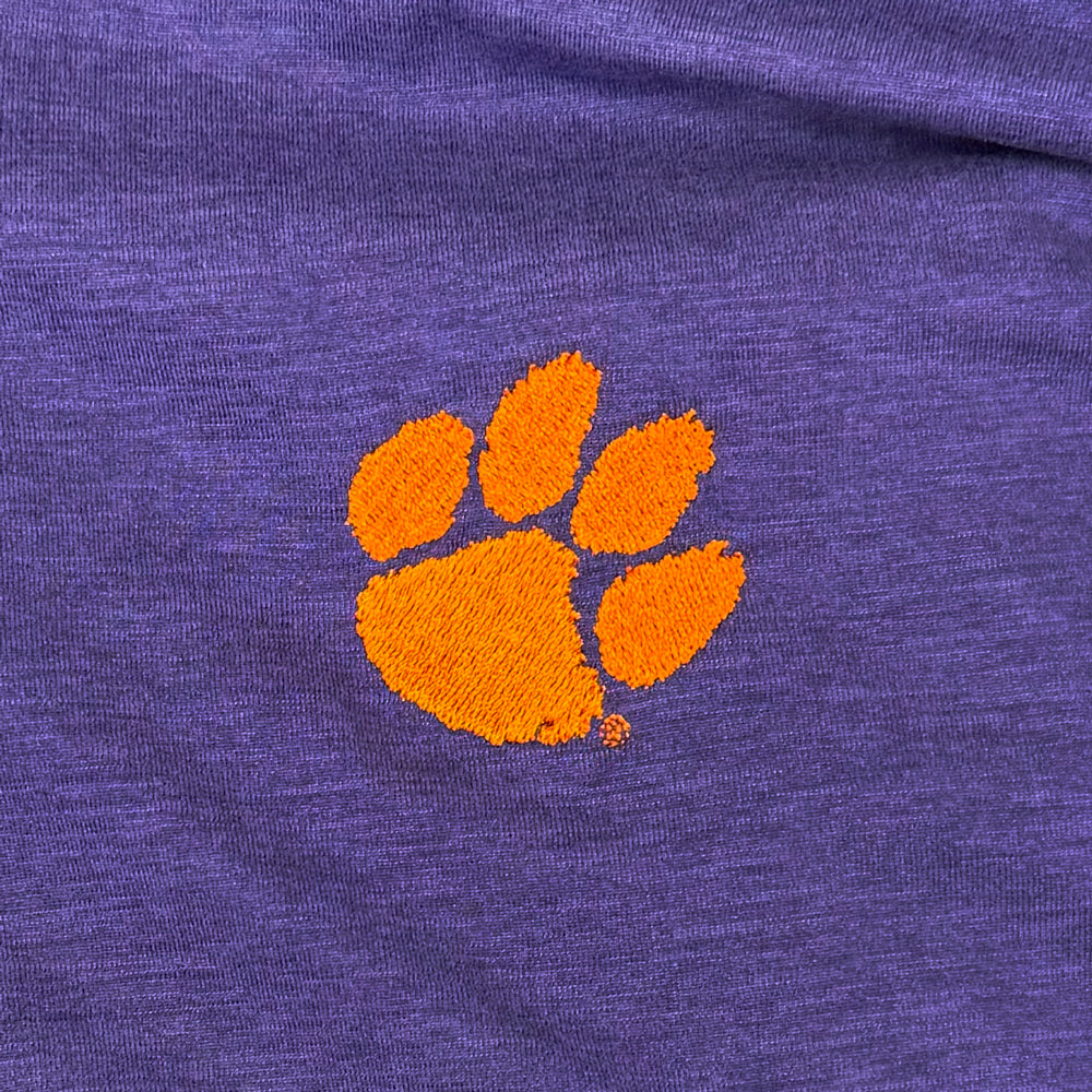Clemson Vantage Zen Sport Quarter-Zip Pullover - PURPLE