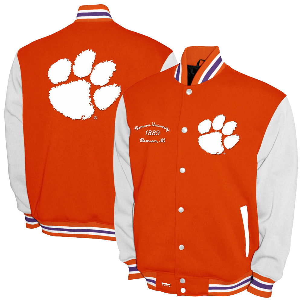Clemson Varsity Fleece Jacket
