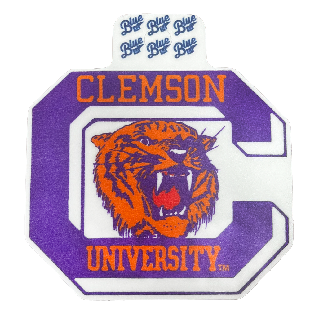 Clemson Vault Roaring Tiger Decal 