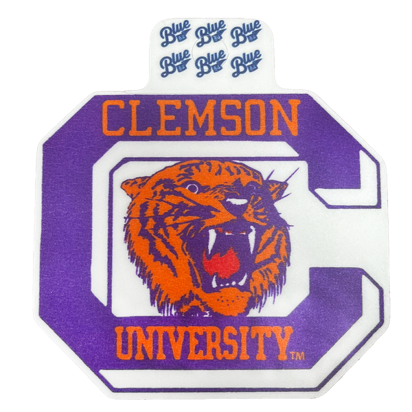 Clemson Vault Roaring Tiger Decal 