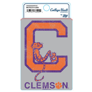 Clemson Vault Skinny Tiger Decal 