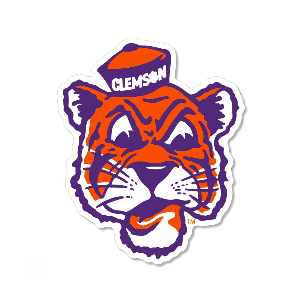 Clemson Vault Tiger Face Magnet