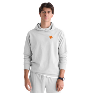 Clemson Vineyard Vines Calmwater Hoodie - LY GREY