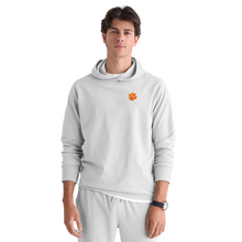 Clemson Vineyard Vines Calmwater Hoodie - LY GREY