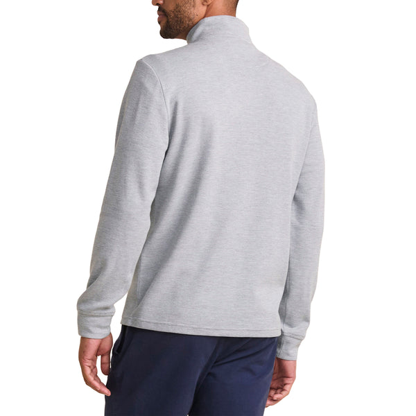 Clemson Vineyard Vines Saltwater Quarter-Zip - LT GREY