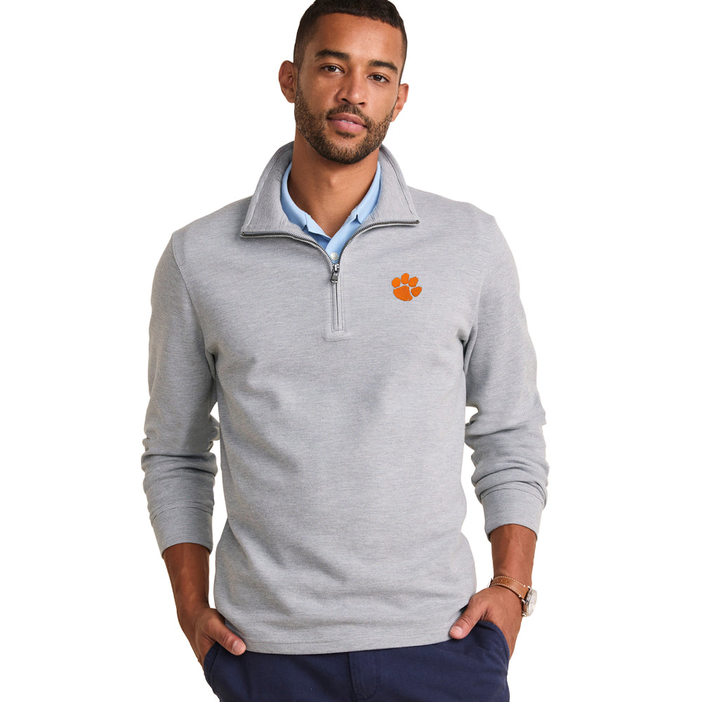 Clemson Vineyard Vines Saltwater Quarter-Zip